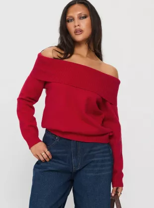 Jaycelyn Off Shoulder Sweater