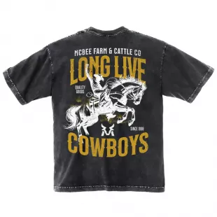 Long Live Cowboys Vintage T Shirt