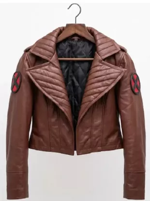 X-Men 97 Rogue Brown Leather Jacket