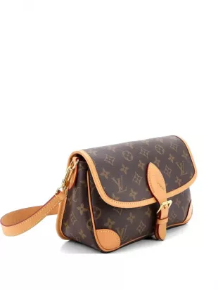 Diane NM Handbag Monogram Canvas Crossbody Bag