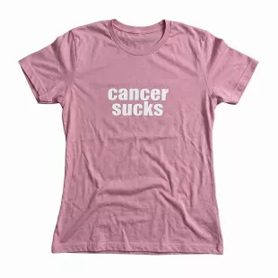 Cancer Sucks Pink tee