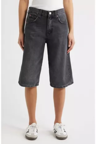 Logan Denim Bermuda Shorts\