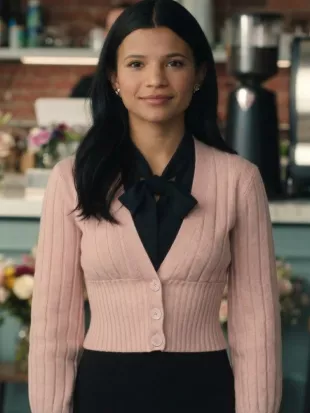 My Life With The Walter Boys S03 Nikki Rodriguez Pink Cardigan