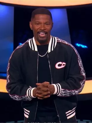 Beat Shazam S08 Jamie Foxx Black Varsity Jacket