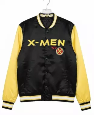 X-Men 97 Logo Satin Bomber Jacket