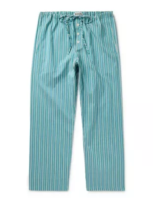 Shore straight-leg Striped Trousers