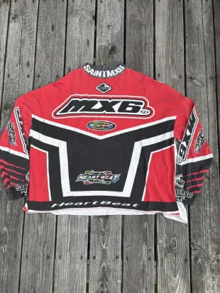 Motocross Race Long Sleeve T-shirt Cotton Jersey