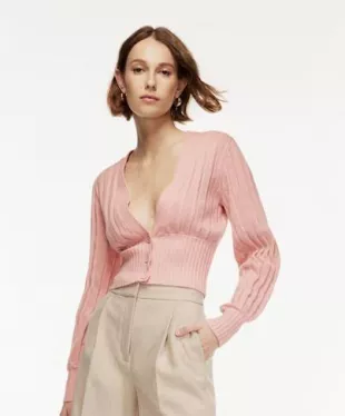 Plunge Front Cardigan