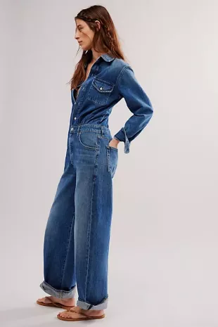 Maisie Blue Denim Jumpsuit