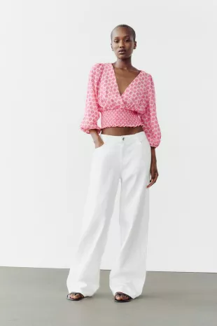 Cutwork Kashtali Crop Top