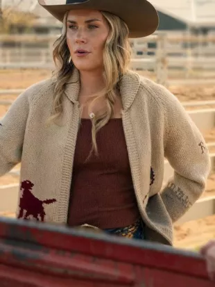 My Life With The Walter Boys S3 Natalie Sharp Beige Cardigan