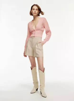 Plunge Front Cardigan