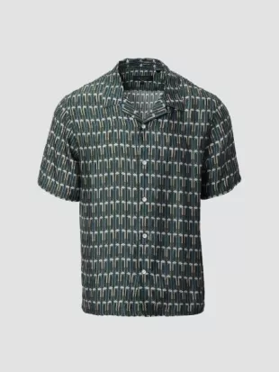 The Young and the Restless Nathan Owens Geometric Print Shirt