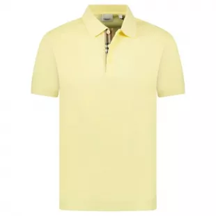 Hartford Cotton Polo T-shirt Frosted Lemon