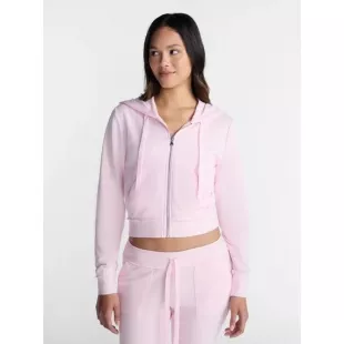 French Terry Zip-Up Hoodie Jacket