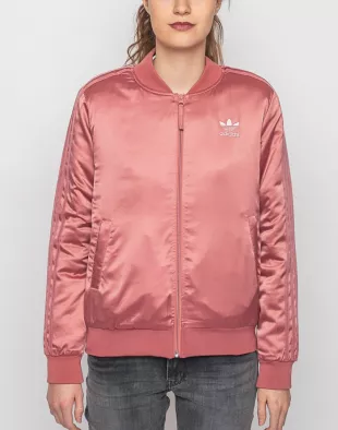 Pastel Satin Bomber Jacket