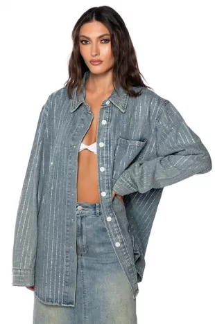 Candy Rhinestone DenimJacket