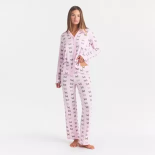 Skims Sleep Long Sleeve Button Up Set