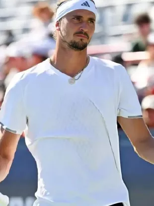 Alexander Zverev ATP 1000 National Bank Open White T-Shirt