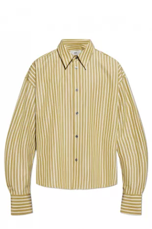 Yellow Shirt With Stripe Pattern