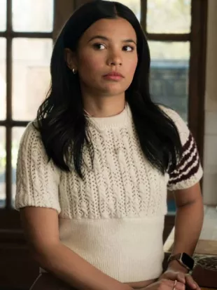 My Life with the Walter Boys S03 Nikki Rodriguez Polo Knit Sweater