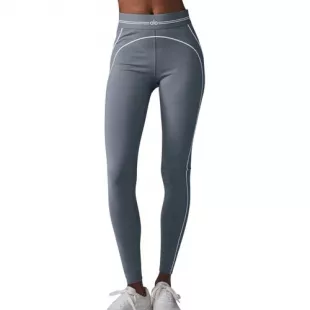 Airbrush High-Waist Heart Throb Legging Steel Grey