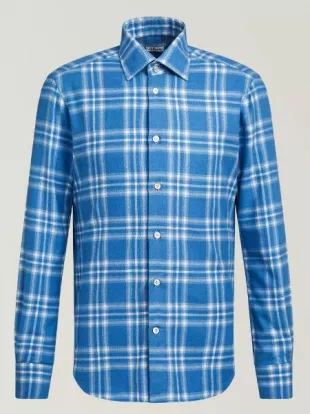 Plaid Brushed Cotton Shirt