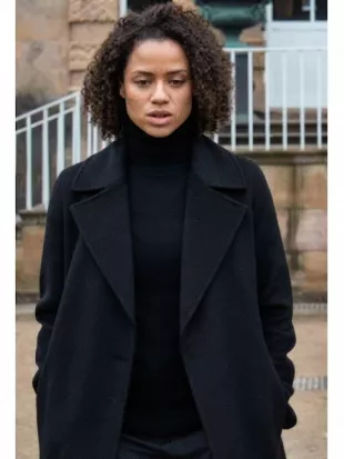 Possession S01 Gugu Mbatha-Raw Black Coat