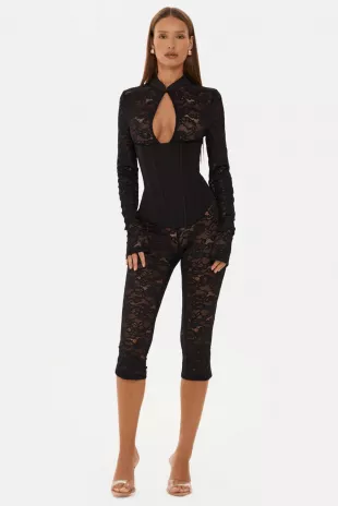 Jagger Lace Corset Jumpsuit