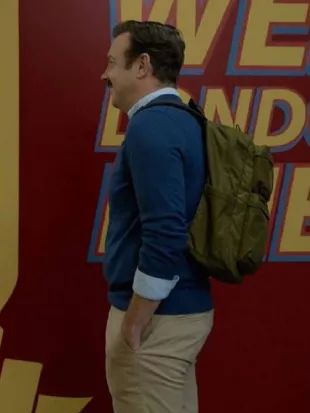 Ted Lasso S04 Jason Sudeikis Olive Green Backpack