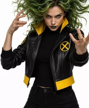 X-Men Rogue Black Costume Jacket
