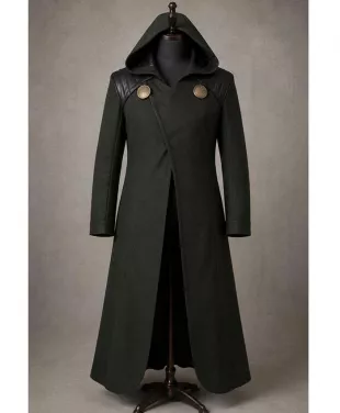 Doctor Doom Fantastic Four Green Cosplay Coat