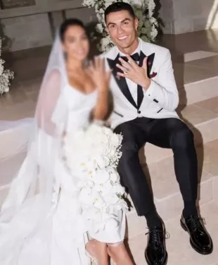 Cristiano Ronaldo White Wedding Blazer