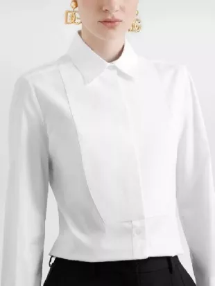 Ted Lasso S04 Hannah Waddingham White Tuxedo Shirt