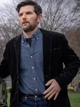 The Whisper Man Adam Scott Black Blazer