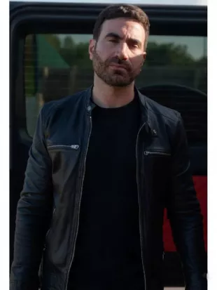 Ted Lasso S04 Brett Goldstein Black Leather Racer Jacket