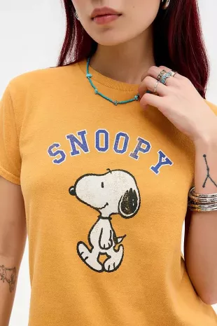 Varsity Snoopy Relaxed Graphic Tee