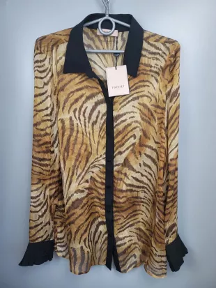 Twinset Tiger Print Shirt