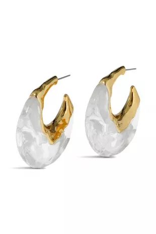 Puffy Hoop Earrings