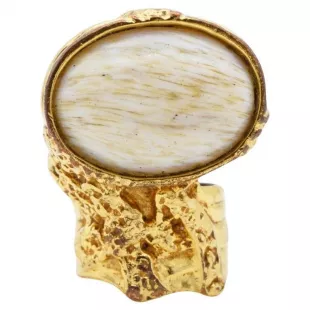 YSL Arty White Ring