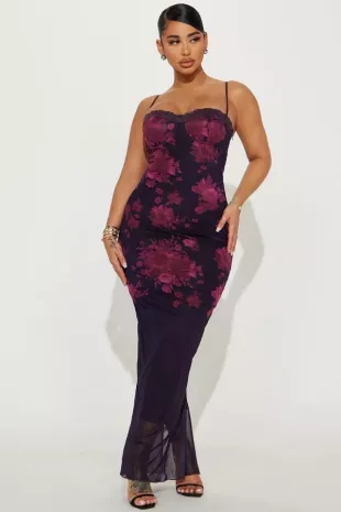 Amelia Mesh Maxi Dress