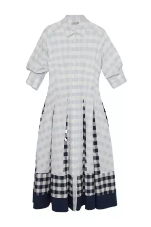 Jazz Pintuck Midi-Dress