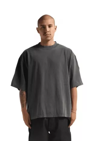 Garment Dye Drop Shoulder Oversize Tee
