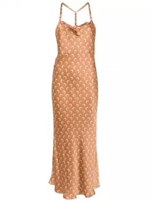 Moon Satin Maxi Dress