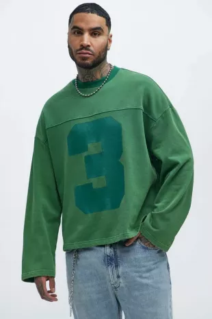 Kyle Long Sleeve Oversized Tee