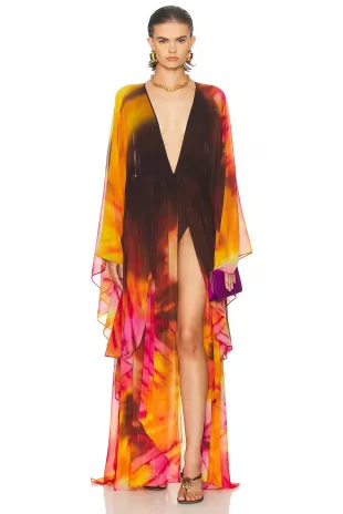 Hedley Caftan Dress in Orenda