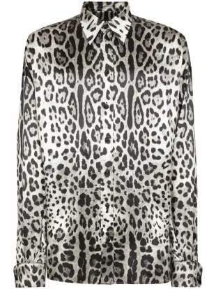 Leopard-print Shirt