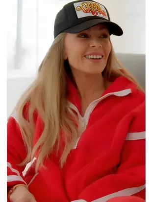 RHOC S20 Tamra Judge Red Teddy Jacket
