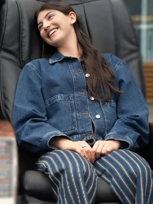 Don’t Say Good Luck 2026 Sunny Sandler Blue Denim Jacket