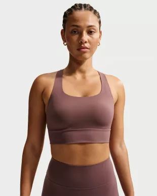 Light-Support Padded Longline Sports Bra